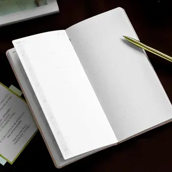Udateret ugeplan Bog Sæt med Cover 189mm*95mm DIY Måned Uge Scheduler Notebook 88 Ark Dagsorden 2021