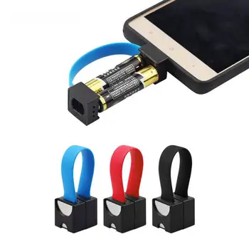 Udendørs Bærbare nødtelefon Charger Micro USB-Lighting-Stik Til Universal Mobiltelefon