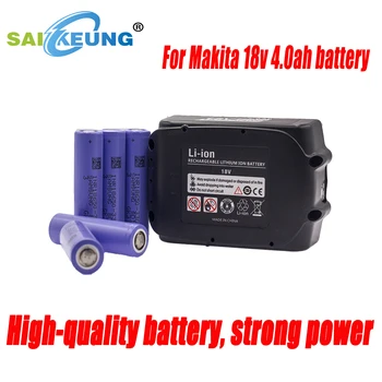Udskift Makita18V Af Batteri, Kompatibelt med Makita18V 4.0 ah BL1850B BL1840B BL1860B BL1815 BL1830 Batteri