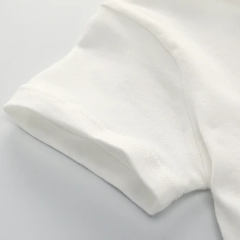 Ugle Levende Korea Mode Tshirt Drenge/Piger Hvide Toppe Korte Ærmer 3-9 År T-Shirt Drenge/Piger Hvid Sommer Top