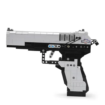UKBOO 412pcs Militære Serie M23 Pistol Model byggesten Samlet Pædagogisk Legetøj Simuleret CS Skyde Spil Gaver til Drenge