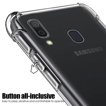 Ultra Clear Cover til Galaxy 30 20 s e Samsung Galaxy 10 20 e 30 40 50 60 70 s 80 Transprent Telefon Protector Tilfælde