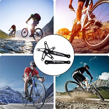 Ultralet Folde Cykel Kranksæt Integreret Enkelt Kranksæt 130mm Krank Klinge 130BCD Bike Cykling Klinge Tilbehør