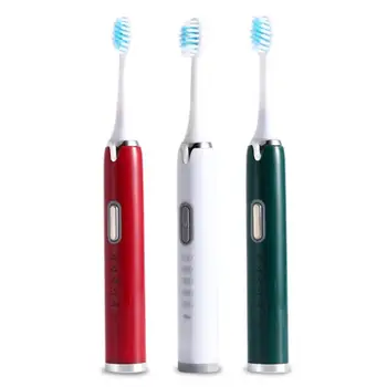 Ultralyd Automatisk Vandtæt Elektrisk Tandbørste USB-Genopladelige Opgraderet Voksne Børn tandbørste Udskiftning Hoveder Sæt