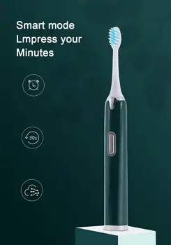 Ultralyd Automatisk Vandtæt Elektrisk Tandbørste USB-Genopladelige Opgraderet Voksne Børn tandbørste Udskiftning Hoveder Sæt