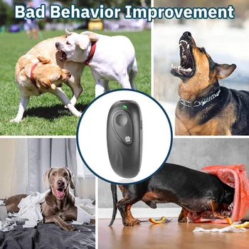 Ultralyd Hund Gø Prop Anti-Bark Kontrol Enhed 2 i 1 Hund uddannelsesstøtte Instruere Hunden til at Gå Sikkert Udendørs