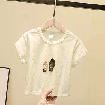 Unisex 2019 Nye Barn Sommeren Drenge T-Shirt Børn Toppe Tegnefilm Mønster pige T-shirt til Drenge, Tøj til Børn Tøj Kids T-Shirts