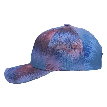 Unisex Dybt Farvet Tie-Dye Blade Print Baseball Cap Udendørs Solcreme Harajuku Hip Hop Snapback Justerbar Visir Hat