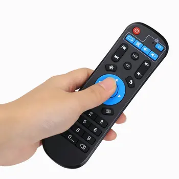 Univeral-TV-BOKSEN Fjernbetjening Erstatning for Q Plus T95 max/z H96 X96 S912 Android TV BOX Media Player IR-Læring Controller