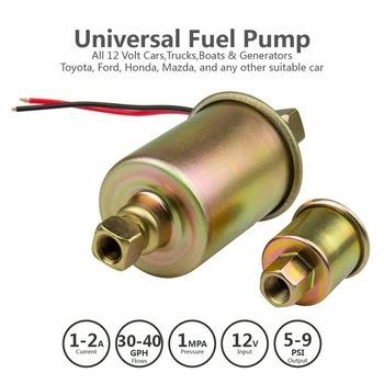 Universal 12V Ydre Elektrisk Brændstof Pumpe Installation Kit 5-9 PSI 30GPH GA8012S