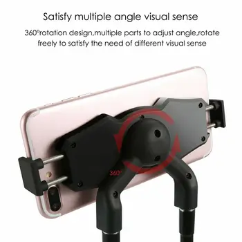Universal 360°Mobiltelefon Selfie Stå Super Lang, Fleksibel Stick Film Beslag