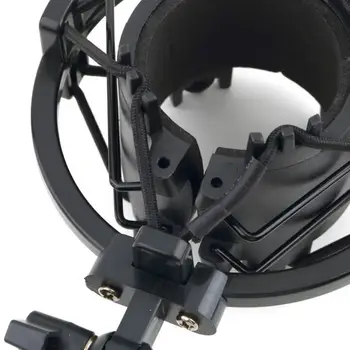 Universal 3KG Tåleligt Belastning Mic Mikrofon Shock Mount Clips Holder Stand Radio Studie Optagelse af Lyd Beslag Sort Professionel
