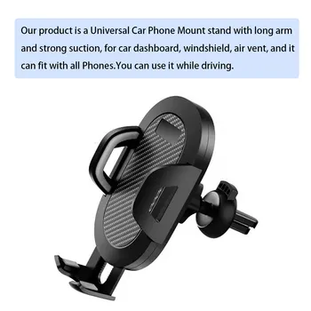 Universal Bil Telefonen Dashboard Mount Phone Holder Med Multi-Funktion 360-Graders Rotation Til Alle Telefoner Dashboard Telefonholder