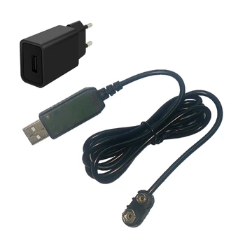 Universal EU ' OS Stik Strømforsyning USB-Adapter 6F22 9V Batteri Eliminator Kabel E56B