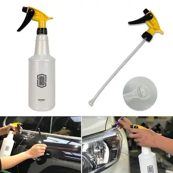 Universal Hånd Pres Bilvask Spray Flaske Med Hjem Rengøring Bil Detaljer Vask Have Blomst Tilfælde Sprøjte Bil Tilbehør