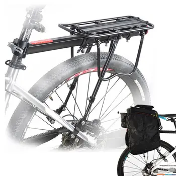 Universal Sadelpind Rack Cykelholder Rack Bageste Ramme Monteret Heavy Duty Cycle Tilbehør