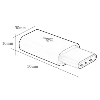 Universal USB 3.1 Type-C-Stik til Micro-USB-Mandlige og Kvindelige Converter Mini Bærbare USB-C Data Adapter Type C Enhed Android