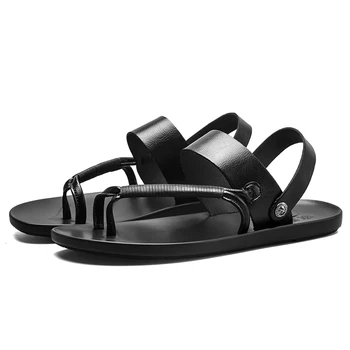 Uomo sandali sommeren sandales arbejde 2020 da sandalle masculino gummi piel deportivas vietnam sandaler-mænd sandale piscine mand ete