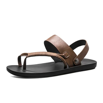 Uomo sandali sommeren sandales arbejde 2020 da sandalle masculino gummi piel deportivas vietnam sandaler-mænd sandale piscine mand ete