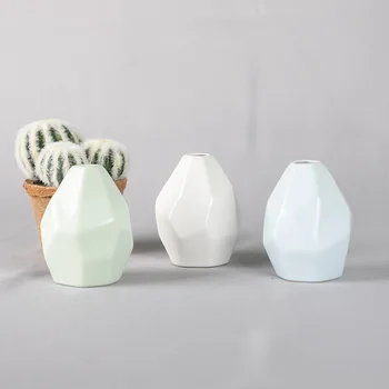 Uregelmæssig Form Vanddråbe Lille Vase Keramiske Aromaterapi Flaske Kreative Mini Keramik Vase Ornament, Dekoration Hydroponiske