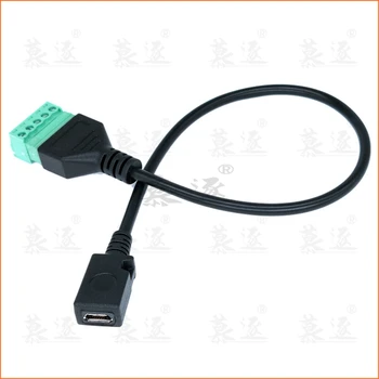 USB 2.0 Kvindelige B Micro-usb-mini-usb Type-C Mandlige og 5 Pin Female Bolt Skrue Stik med Skjold Terminal Adapter Ca
