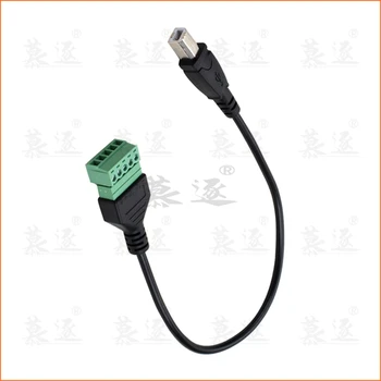 USB 2.0 Kvindelige B Micro-usb-mini-usb Type-C Mandlige og 5 Pin Female Bolt Skrue Stik med Skjold Terminal Adapter Ca