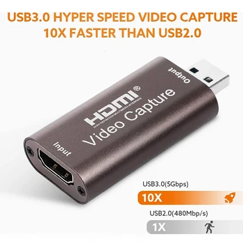 USB 3.0-HDMI Video Capture-Kort HD 1080P 60HZ Audio Video Optagelse Plade Live Streaming USB 3.0-Video Grabber Rekord
