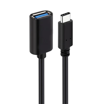 USB 3.0-Type C Mandlige og Kvindelige EN USB-Adapter til Bærbar computer, Telefon, Tablet, Kamera, Extender Konverter Kabel, Ledning 20cm/7.8 i