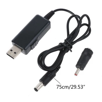 USB 5V DC 5v 9v, 12v USB Power Boost Linje Trin OP Modul-Stik Konverter Adapter Kabel med afbryder Ledning 75cm