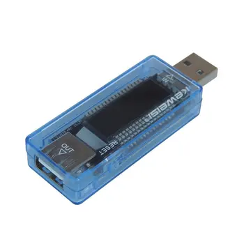 USB-Batteri Tester kapacitet meter Voltmeter Volt Nuværende Meter LCD-spændingsdetektor elektronisk belastning for Oplader Amperemeter Mobil