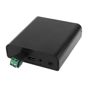 USB DC 8.4 7.4 V V Output 4x 18650 Batterier DIY-Power Bank for Mobiltelefon Cykel LED A0KB