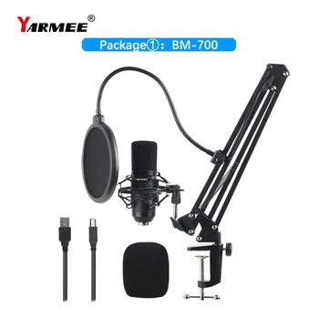 Usb-Mikrofon til Computeren Kondensator Mikrofon BM800 microfono condensador profesional