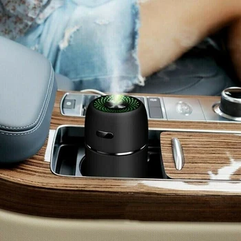 USB Mini Farverige Lys Mute Luftfugter Praktisk til Hjemmet Soveværelse Bil Air Fugtgivende og Fugtgivende Aroma Diffuser