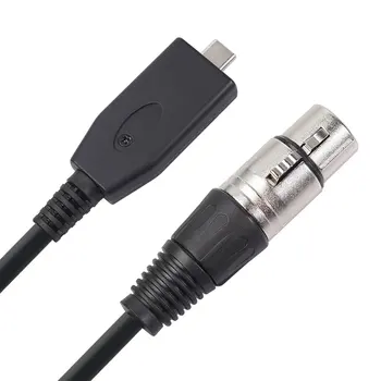 USB-Phantom Power Supply Med et USB-Kabel 2m Professionelle XLR Mikrofon Kabel Til Digital Lyd Optagelse Line Adapter Udstyr