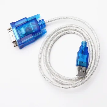 USB til RS232 Seriel Port 9 Pin DB9-Kabel Seriel COM-Port-Adapter Konverter Med Kvindelige Adapter Understøtter Windows 8 Uden CD