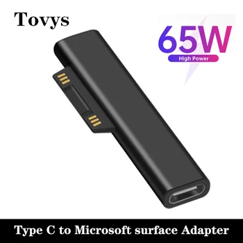 USB Type C PD Hurtig Opladning Plug-Konverteringsprogrammet til Microsoft Surface Pro 3 4 5 6 Go USB-C Female Adapter Stik til Overfladen Bog