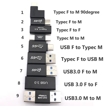USB3.1 Hurtig Opladning, Synkronisering af Data Adapter Type-C for USB3.0 High-speed Transmission Kabel-Dockingstation og Konvertering