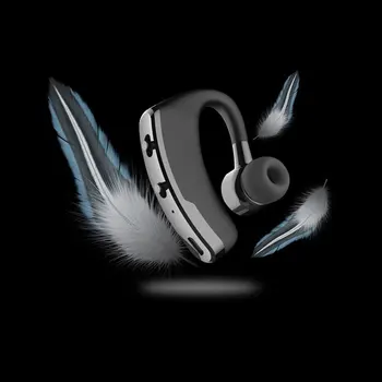 V9 hovedsæt, Håndfri Bluetooth-hovedtelefoner, trådløse headset Forretning headset Kørsel Opkald Sports høretelefoner til iphone, Samsung