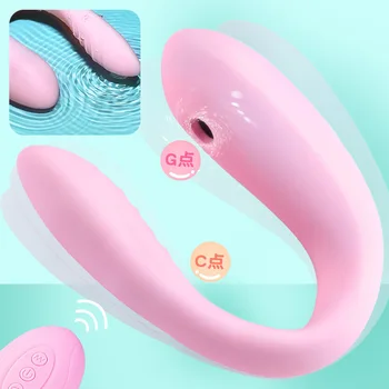 Vagina Sugende Vibrator G Spot Dildo Oral Sex Suge Klitoris Stimulator Erotisk Sex Legetøj til Kvinder, Kvindelige Masturbator