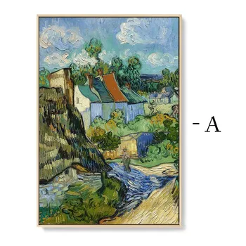 Van Gogh hvedemark Landskab oliemaleri Berømte Klassiske Kunst Reproduktion på Lærred Væg Kunst Plakat til Stue Indretning