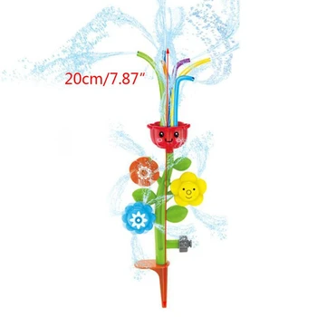 Vand Sprinkler Legetøj for Børn Udendørs Baghave Blomst Roterende Sprinkler Legetøj Udendørs Vand Spray Sprinkler til Sommer