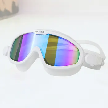 Vandtæt Svømning Briller Antifog Beskyttelsesbriller Praktiske Øje Protector Unisex Dykning Briller Hvid