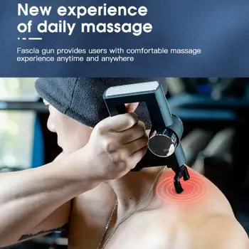Varm Komprimere Massage Pistol Muskel afslapning for Krop LCD-Display Varme Terapi Massage Fascia Pistol Til Krop Massage Slappe af Fitness