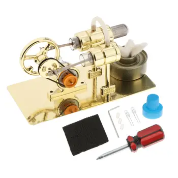 Varm Luft Stirling Motor Generator Model Kit DIY Videnskab Legetøj