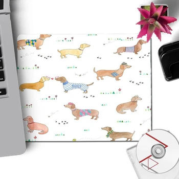 Varm Salg af Dyr Hunde Gravhund Kontor Mus Gummi Musemåtte DIY Design gaming musemåtte Tæppe Til Bærbare PC, Notebook