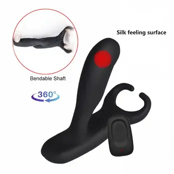 Varme Prostata Massager Butt Plug-Remote Control Vibrator med 11 Vibration Tilstand Genopladelige Sex Legetøj til Mænd Nybegynder