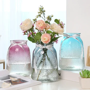 Vase Stue Tørrede Blomster Glas Gennemsigtige Plante Vase Bryllup Indretning Kernen Tabel Ornamenter Gennemsigtige Vaser Nye 2021