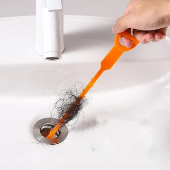 Vask anti-tilstopning rengøring krog udtrækkelig kloak hår renere rør uddybning køkken værktøj bærbare