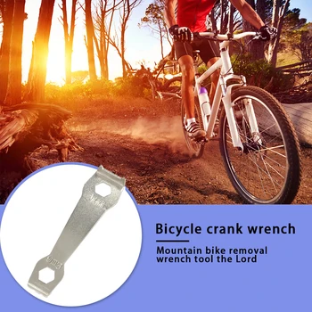 Vej Cykel Kranksæt Skruenøgle Fjernelse Værktøj Til Vedligeholdelse Af Kæde Hjul Afmontering Bærbare Vandtæt Cykling Elementer