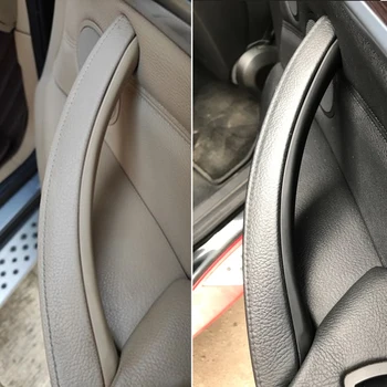 Venstre Højre Side Indvendige Interiør Armlæn dørpladen Håndtag Pull Trim Dækning For BMW X5 E70 E71 X6 Bil Styling